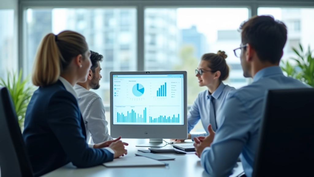 Team reviewing payroll data on computer